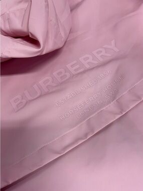 Burberry pink windbreaker
